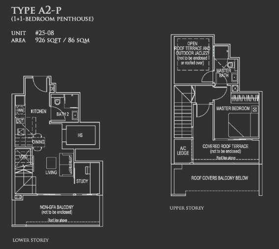 26 Newton 1 Bedroom Floor Plan 1